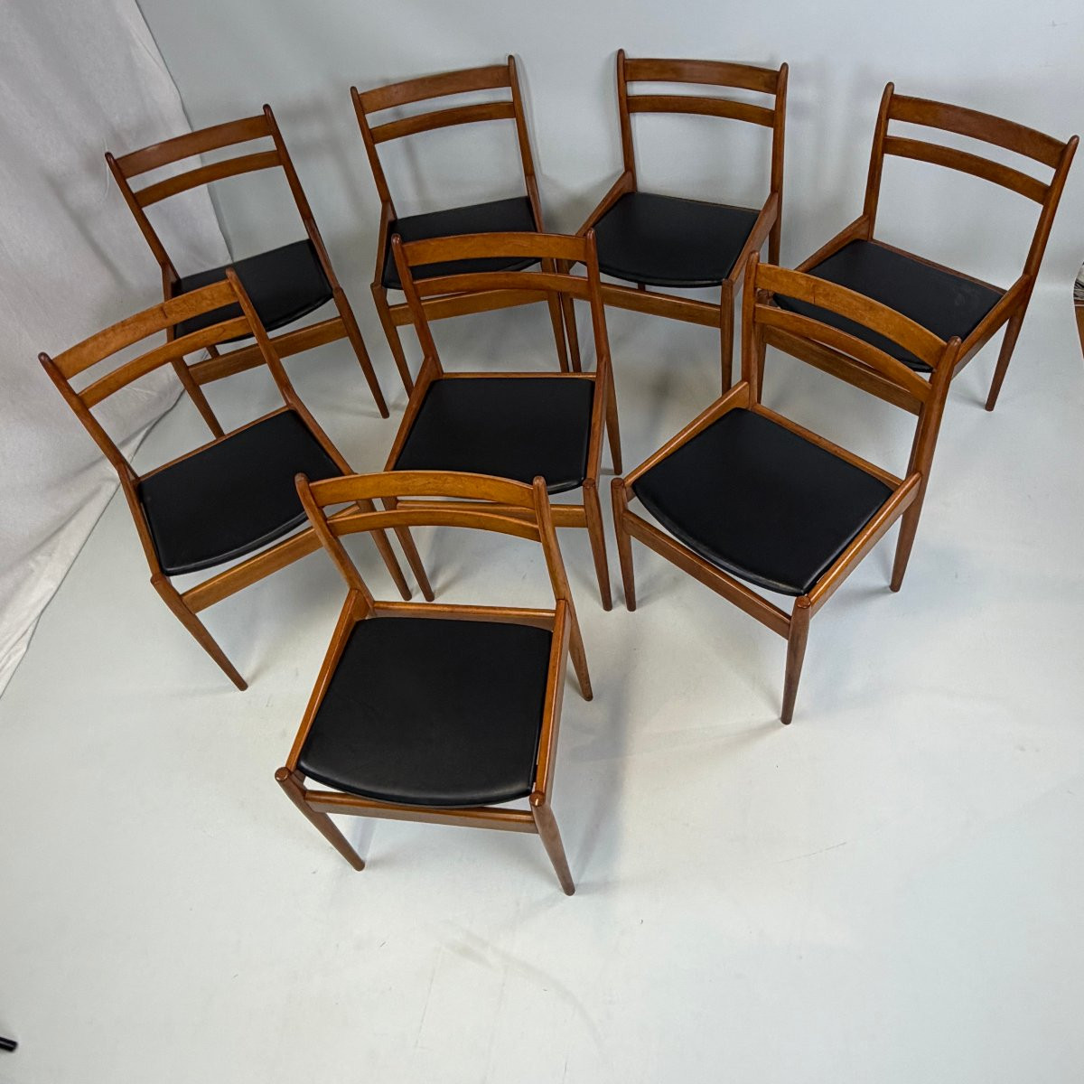 Modernist Dining Chairs By Jos De Mey & Rik Gerard For Van Den Berghe-pauvers -photo-6