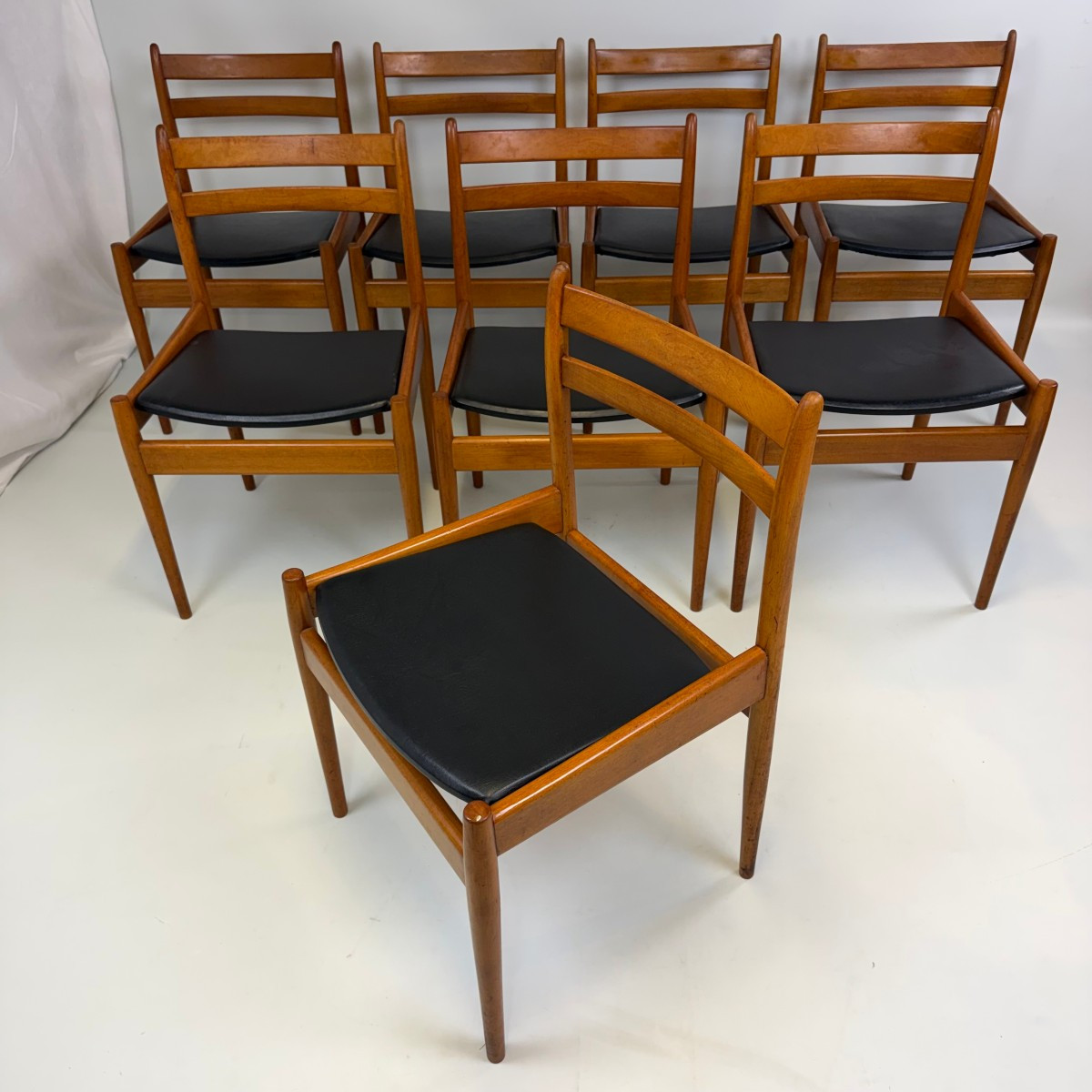 Modernist Dining Chairs By Jos De Mey & Rik Gerard For Van Den Berghe-pauvers 