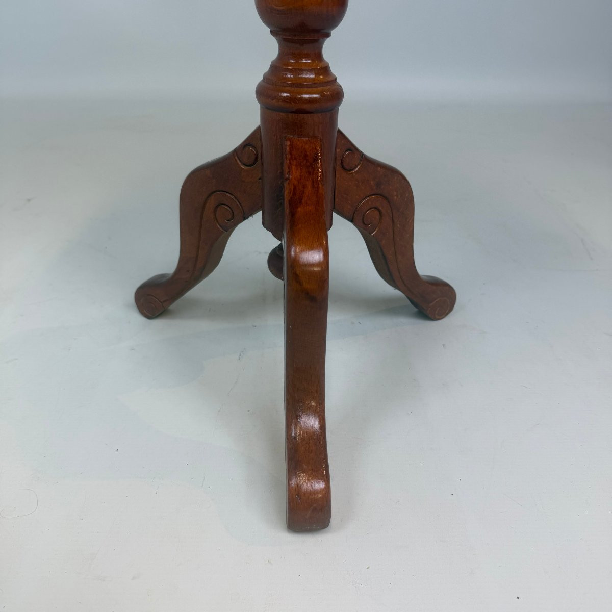 Tripod Side Table With Marquetry Top-photo-3