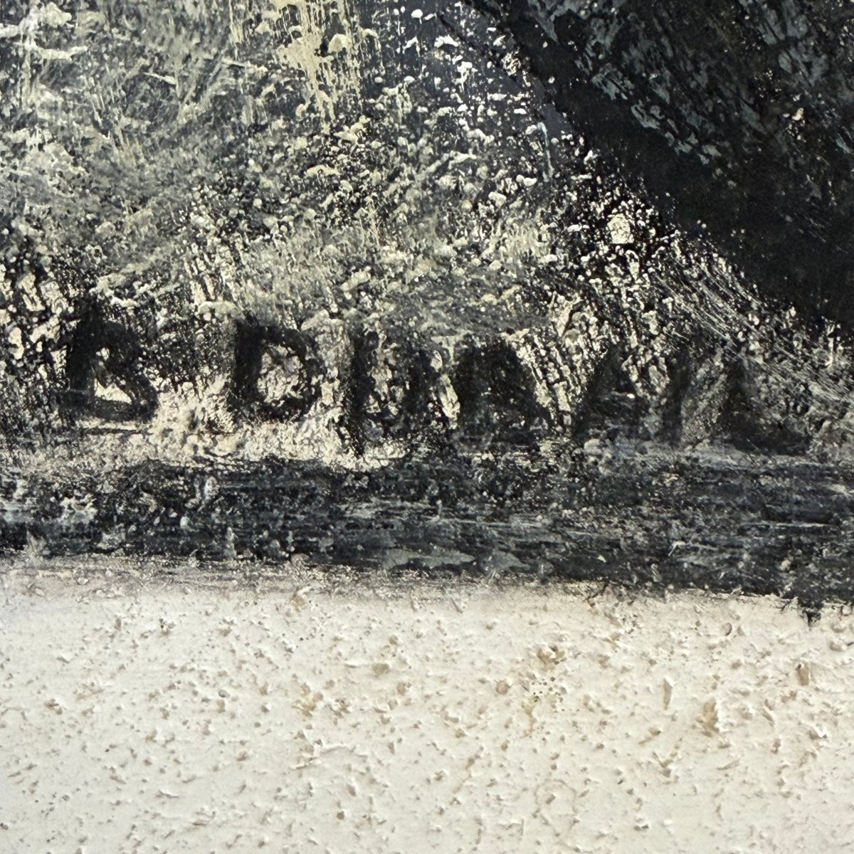 Huile sur papier « Amitiés » de Berthe Dubail-photo-6