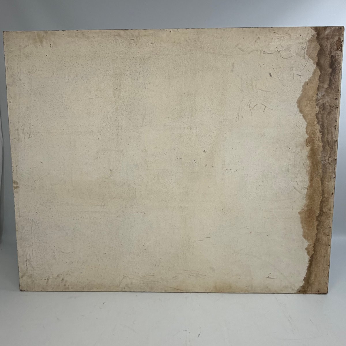 Huile sur papier « Amitiés » de Berthe Dubail-photo-8