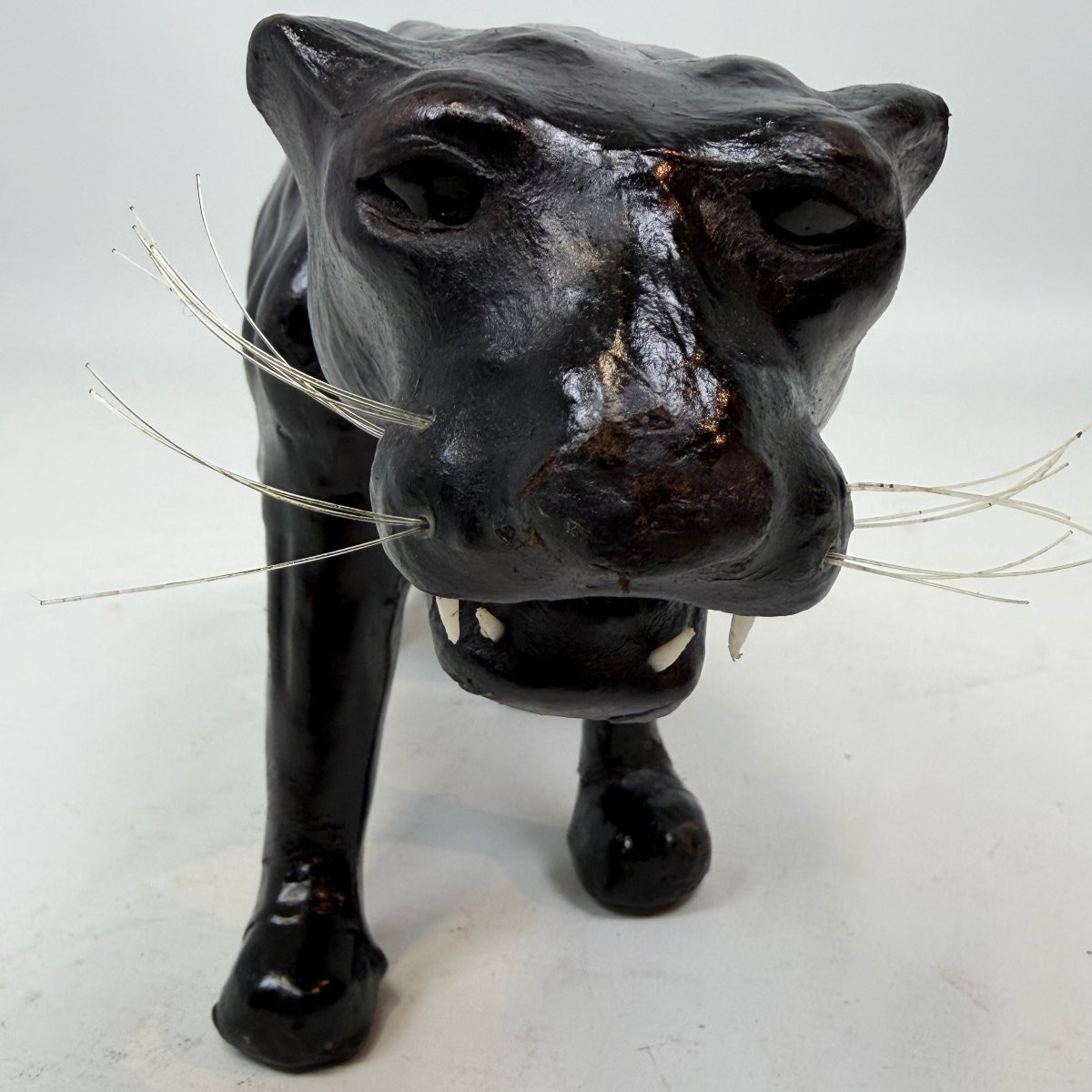 Mid-century Leather Panther -photo-2