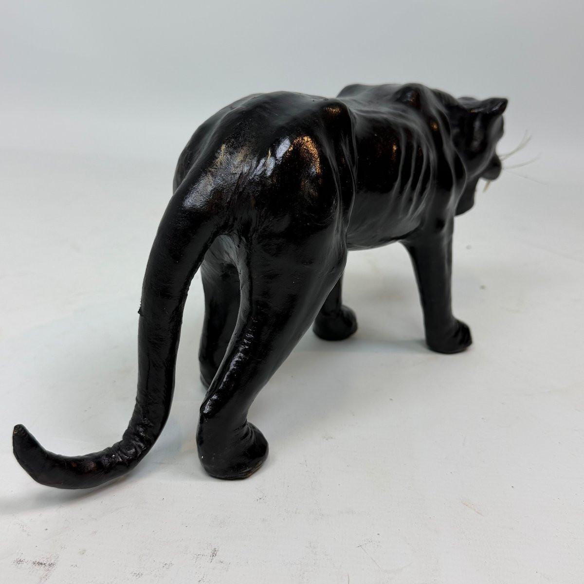 Mid-century Leather Panther -photo-4