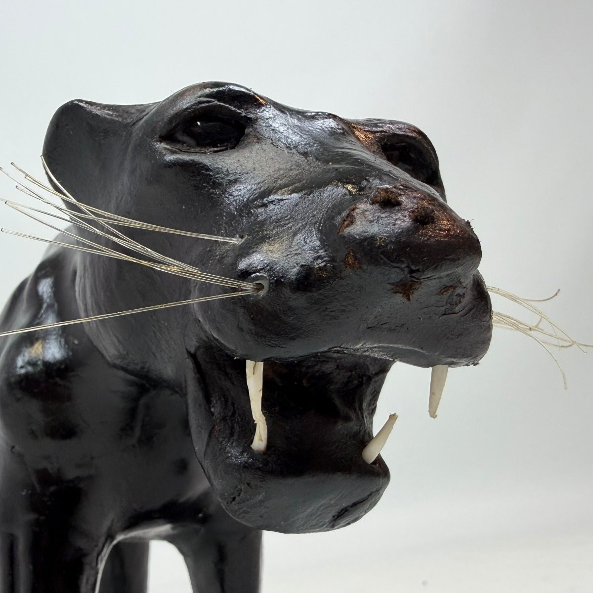 Mid-century Leather Panther -photo-2