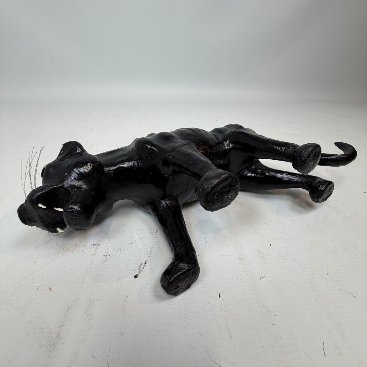 Mid-century Leather Panther -photo-6