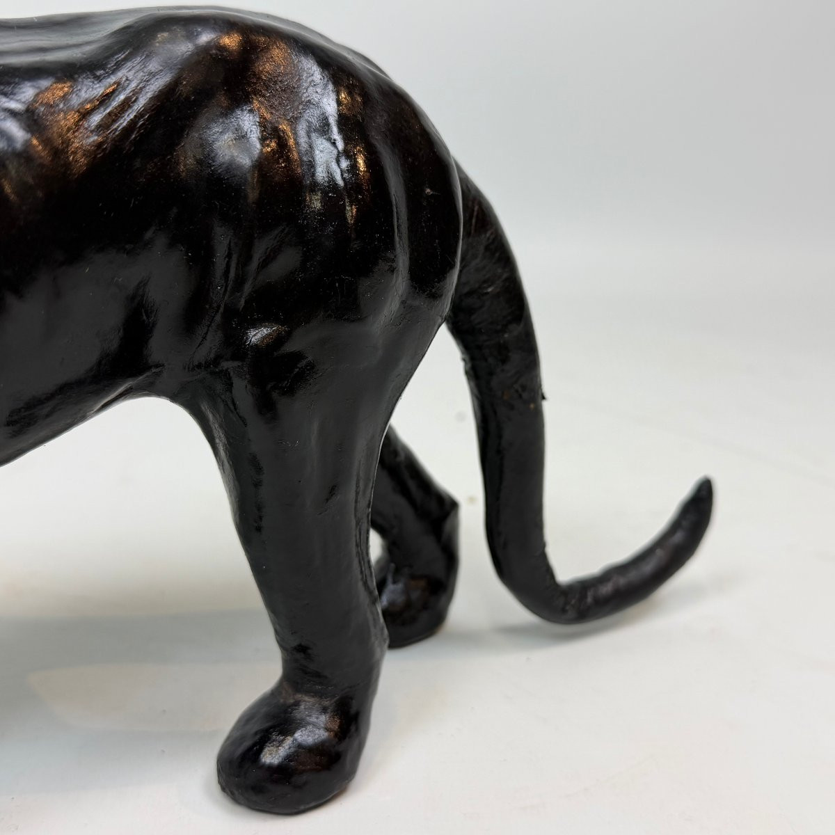 Mid-century Leather Panther -photo-7