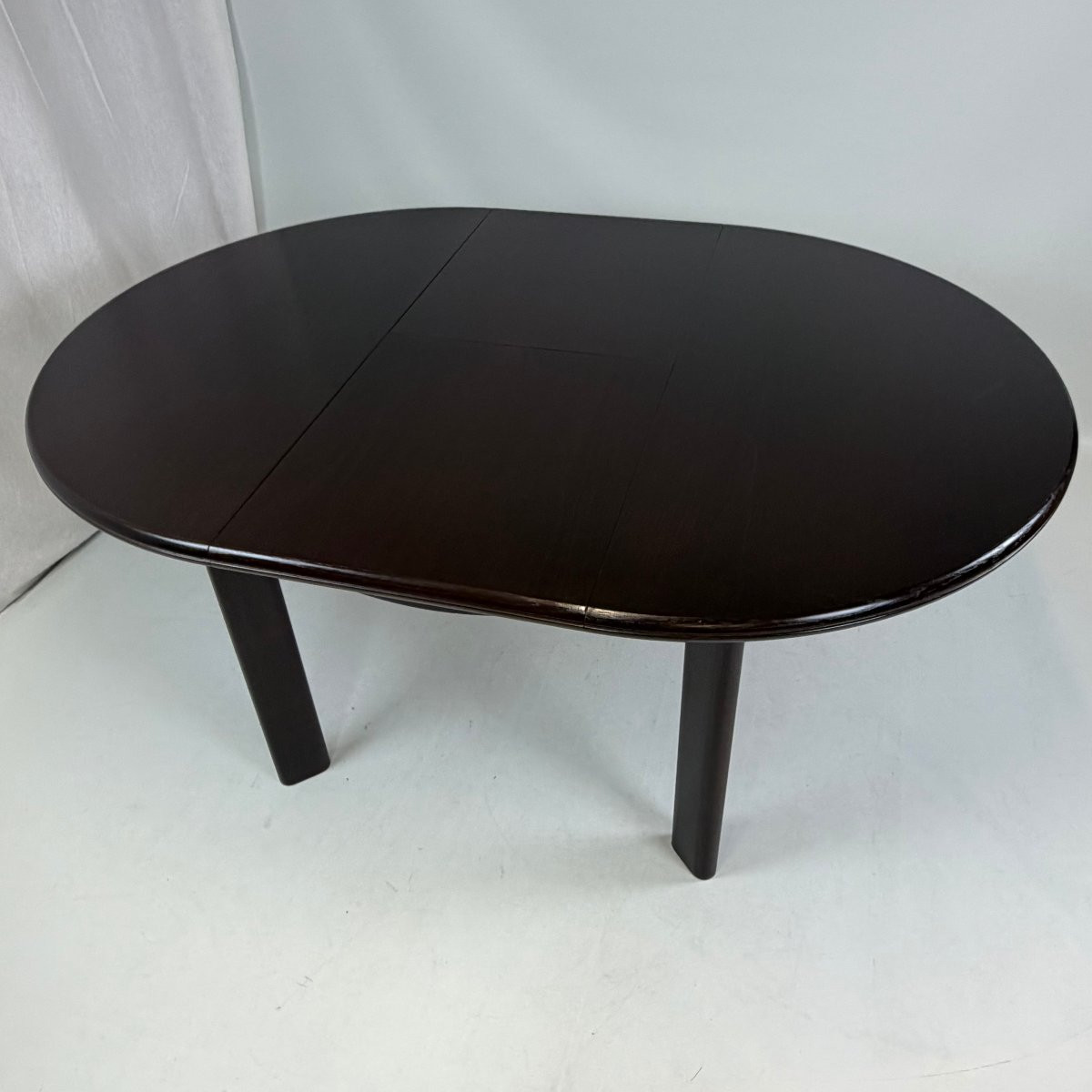 Mid-century Modern Style Extendable Round Table-photo-6
