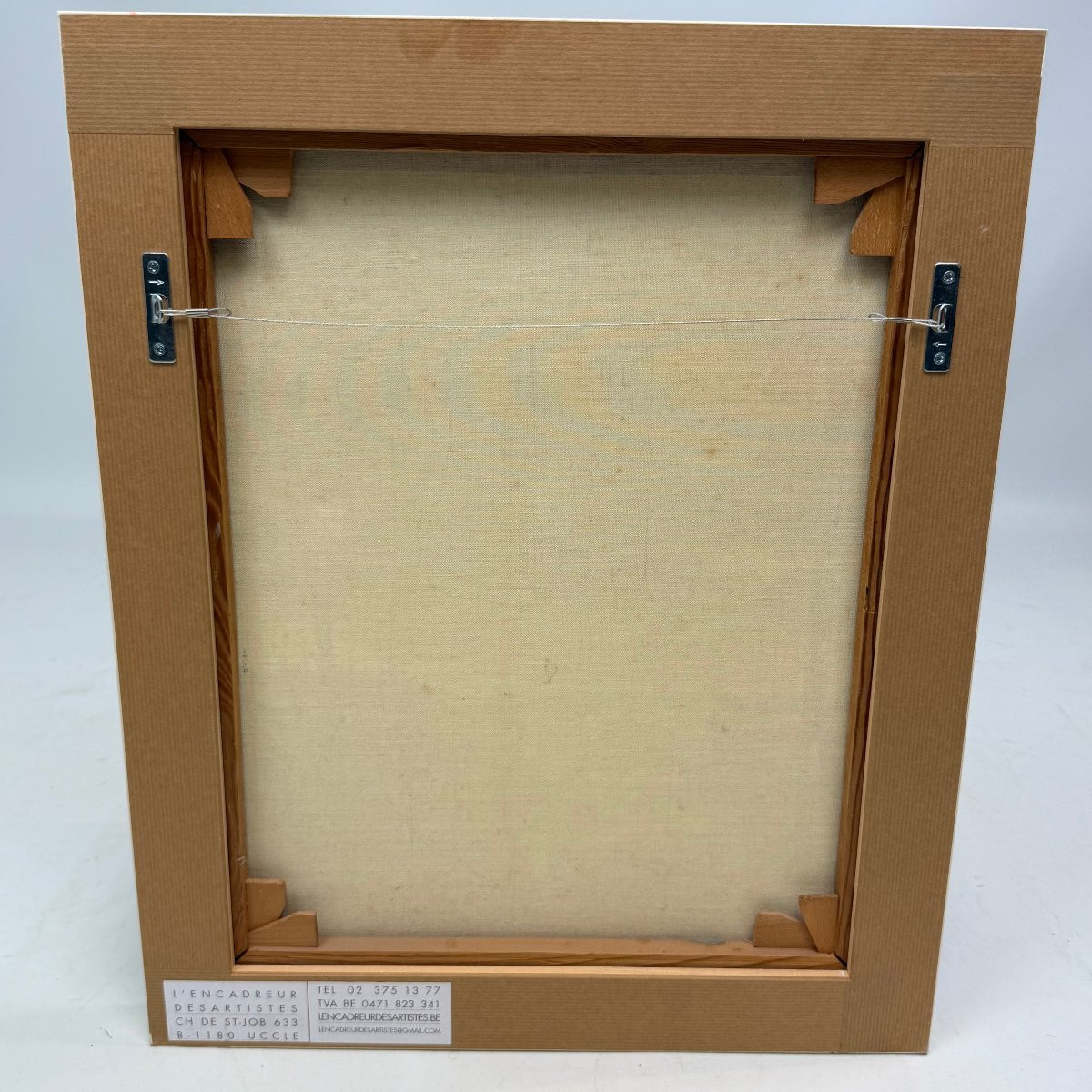 Winter Landscape On Canvas By Adriaen N.-photo-5