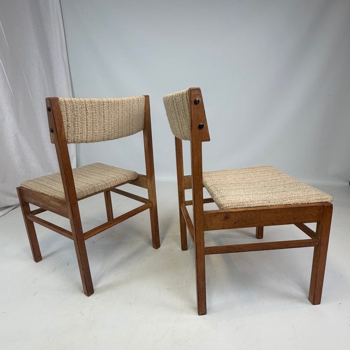 Set Of 5 Vintage Chairs-photo-5