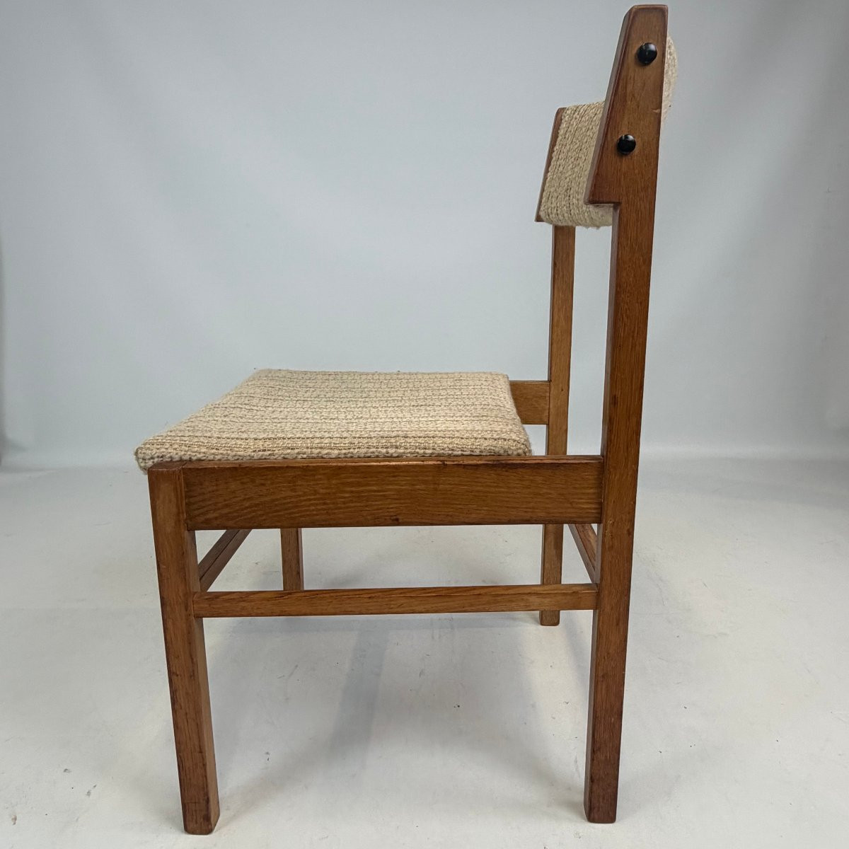 Set Of 5 Vintage Chairs-photo-8