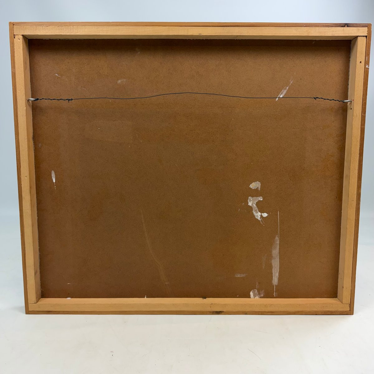 Oil On Panel ‘at Work’ By Yves Bagé-photo-4