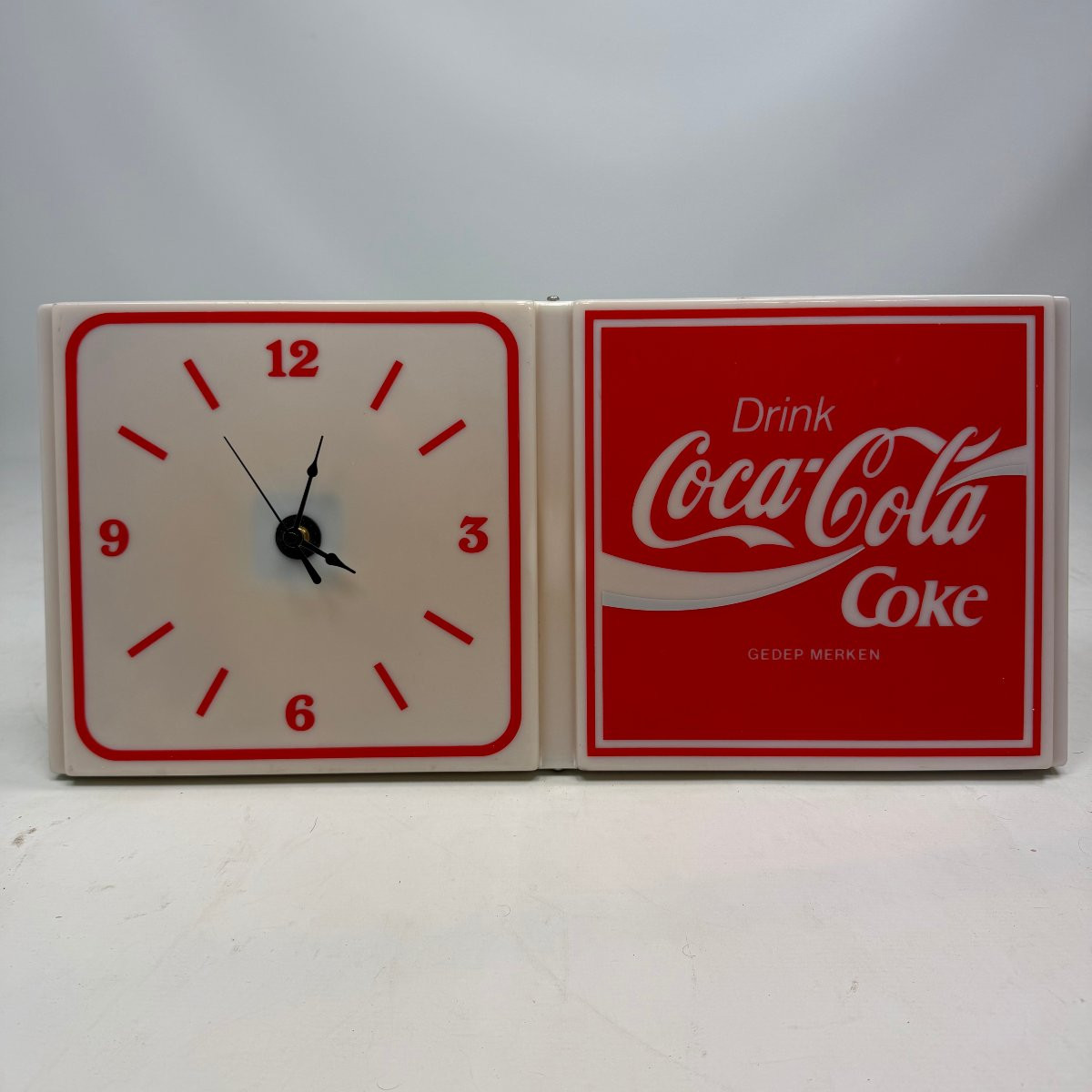 Coca-cola Illuminated Sign With Clock-photo-2
