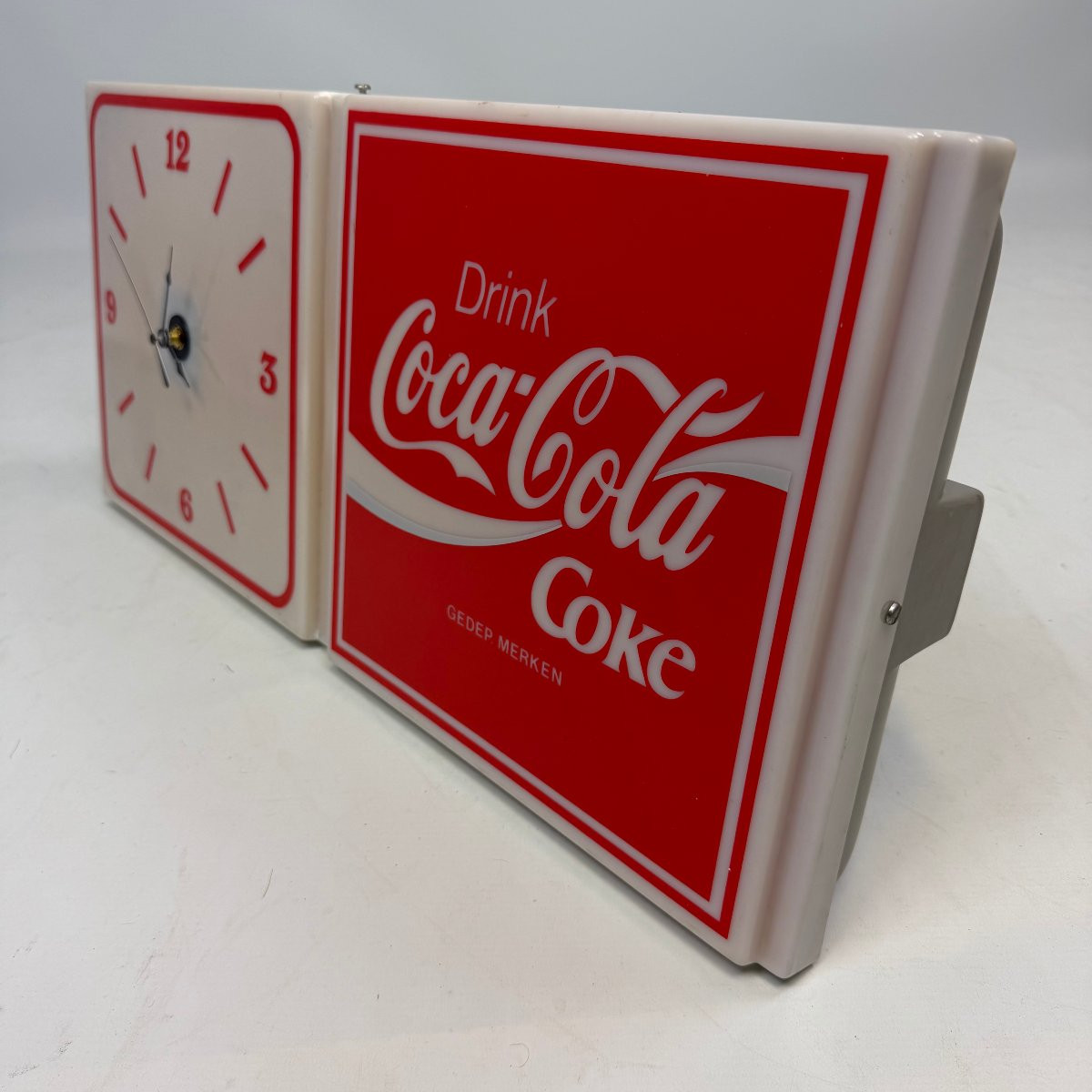 Coca-cola Illuminated Sign With Clock-photo-1