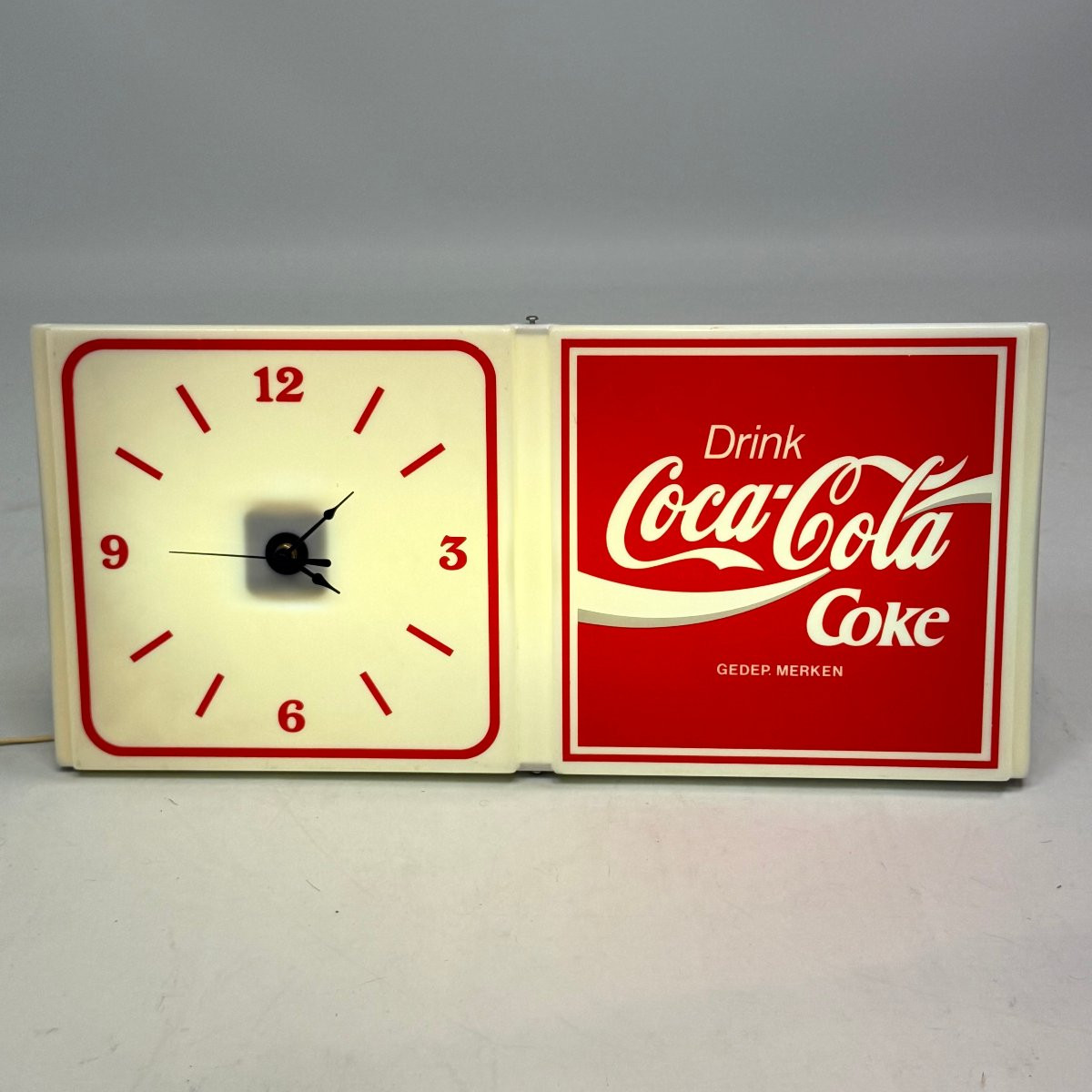 Coca-cola Illuminated Sign With Clock-photo-6