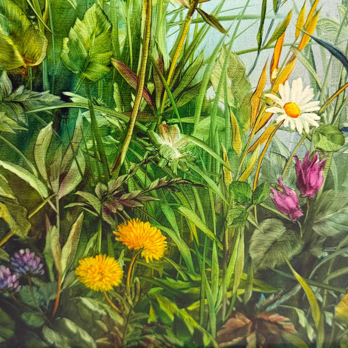 Oil On Canvas “from Flower To Flower ”by Vera Sobotoka-photo-4
