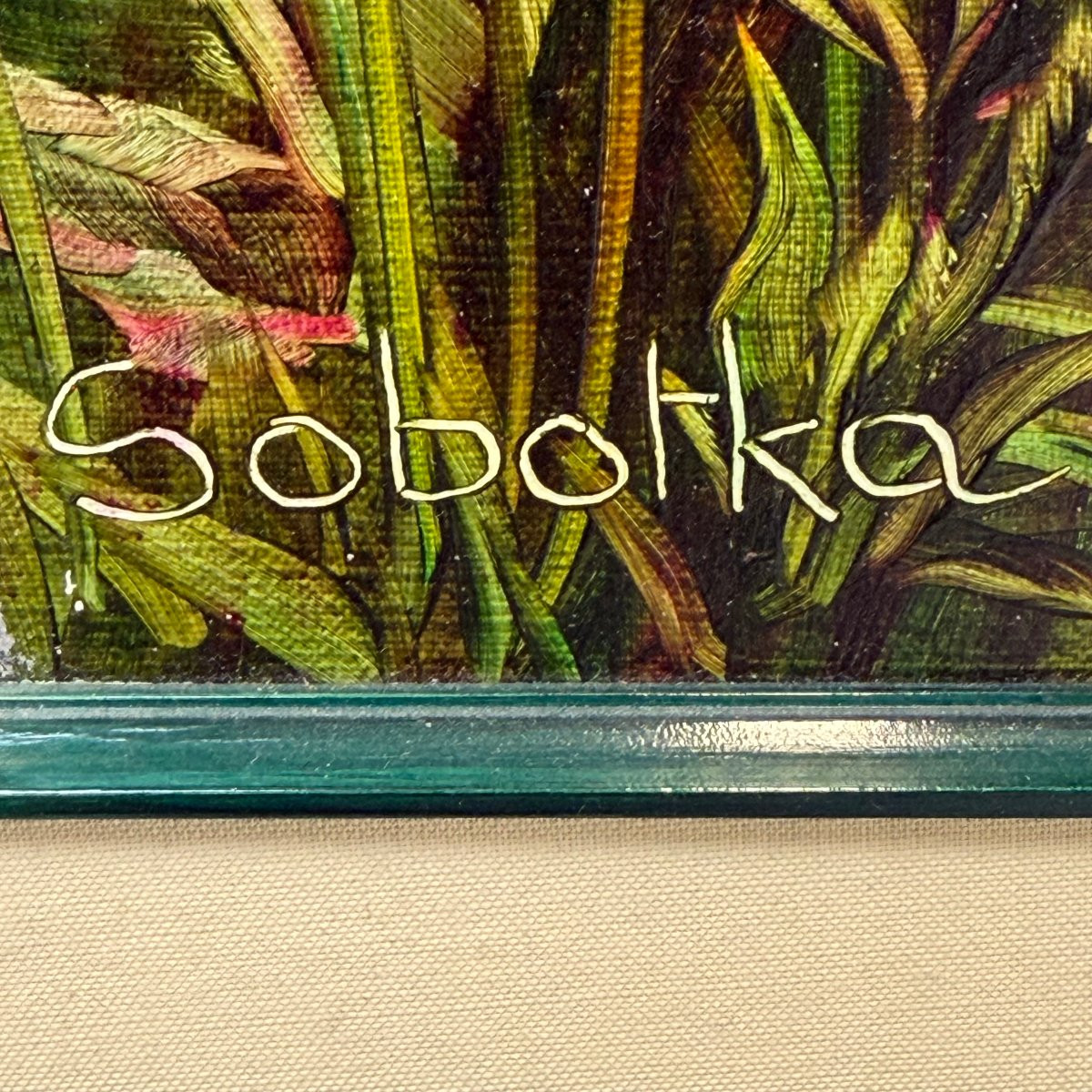 Oil On Canvas “from Flower To Flower ”by Vera Sobotoka-photo-4