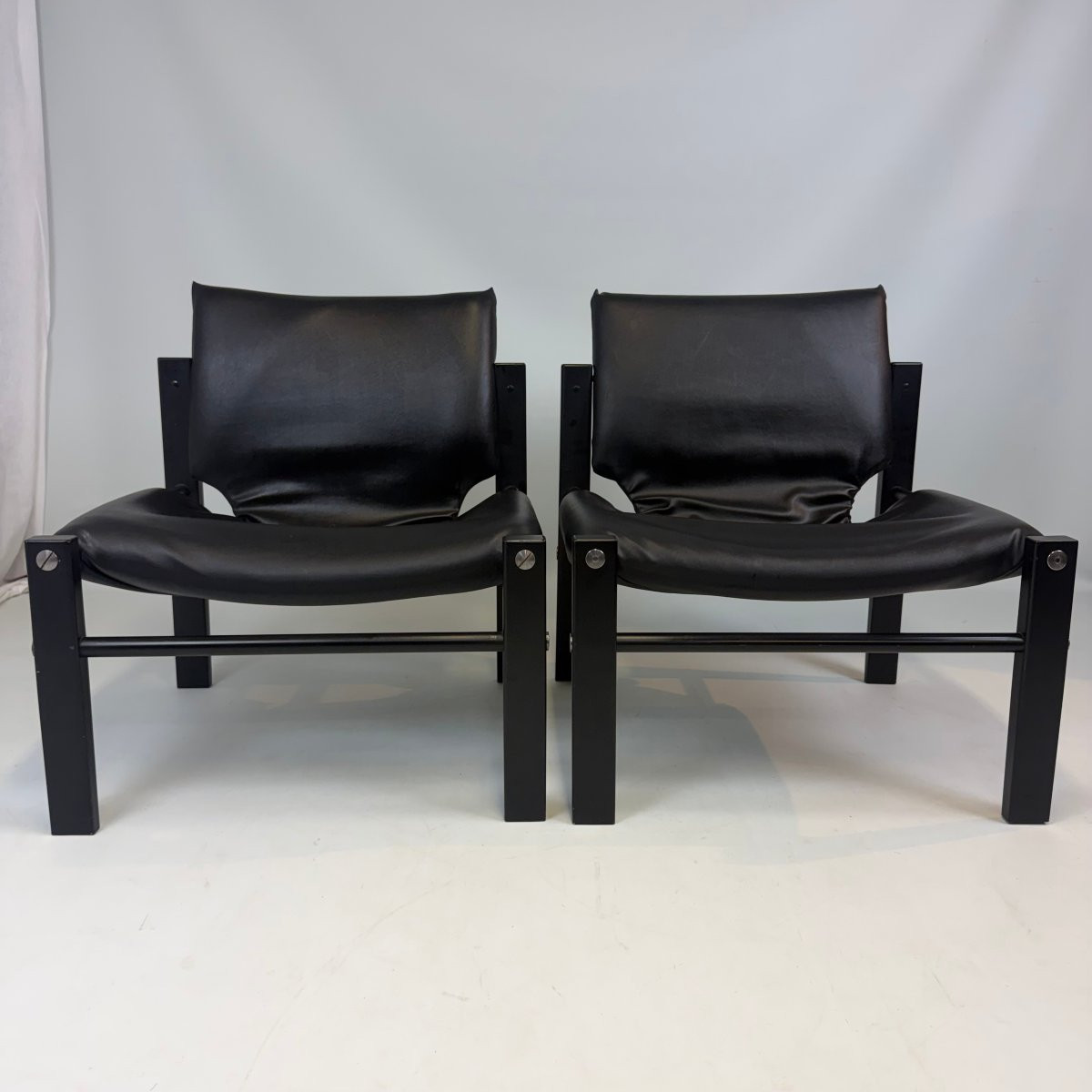 Pair Of Safari Armchairs By Maurice Burke For Arkana-photo-2