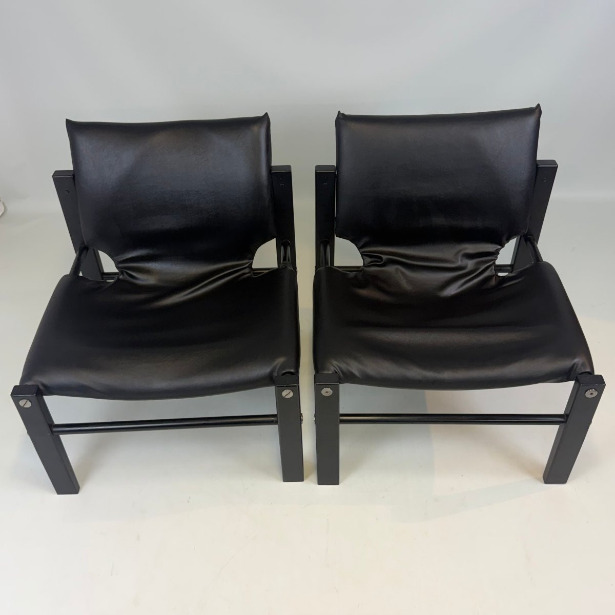 Pair Of Safari Armchairs By Maurice Burke For Arkana-photo-3