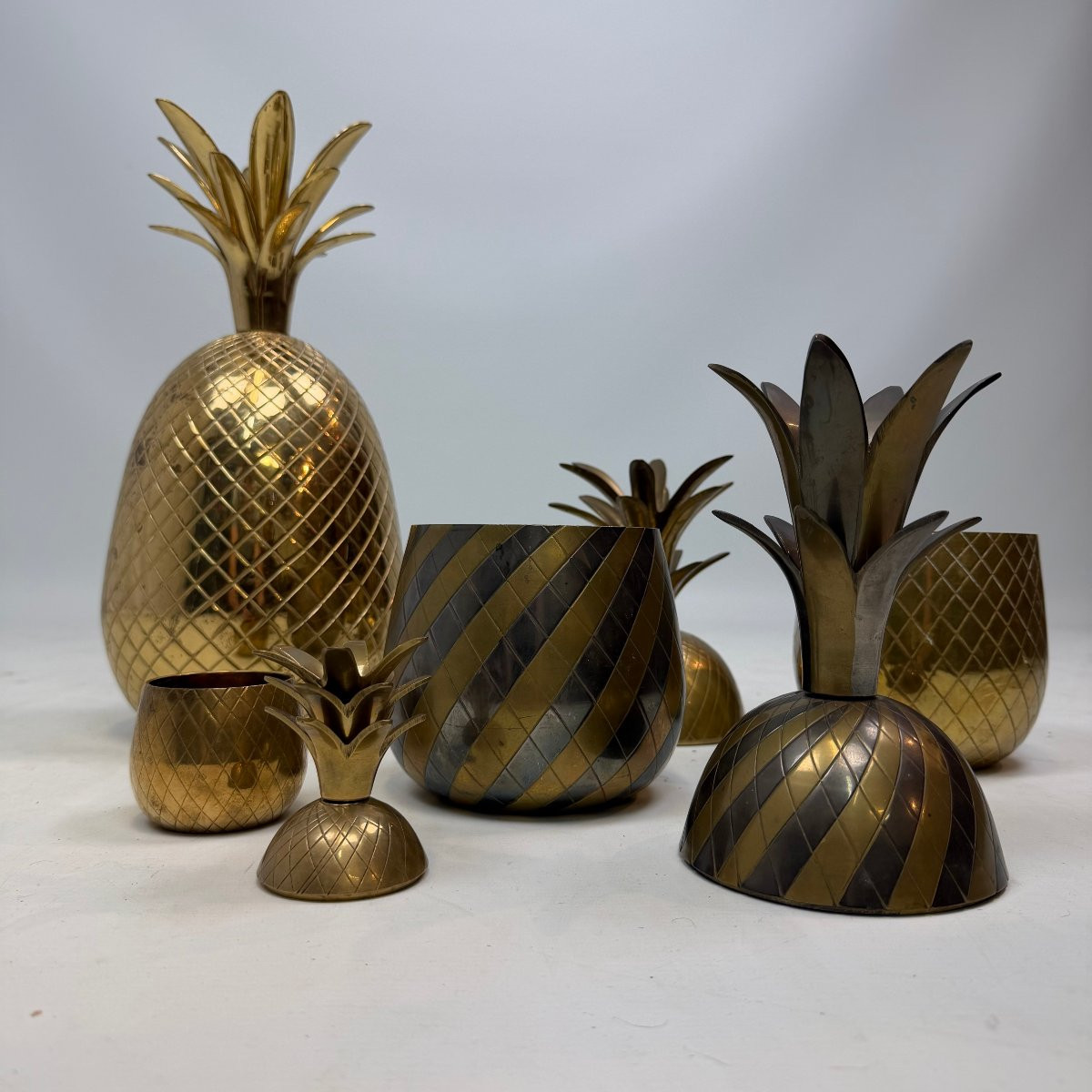 Hollywood Regency Pineapple Set-photo-3