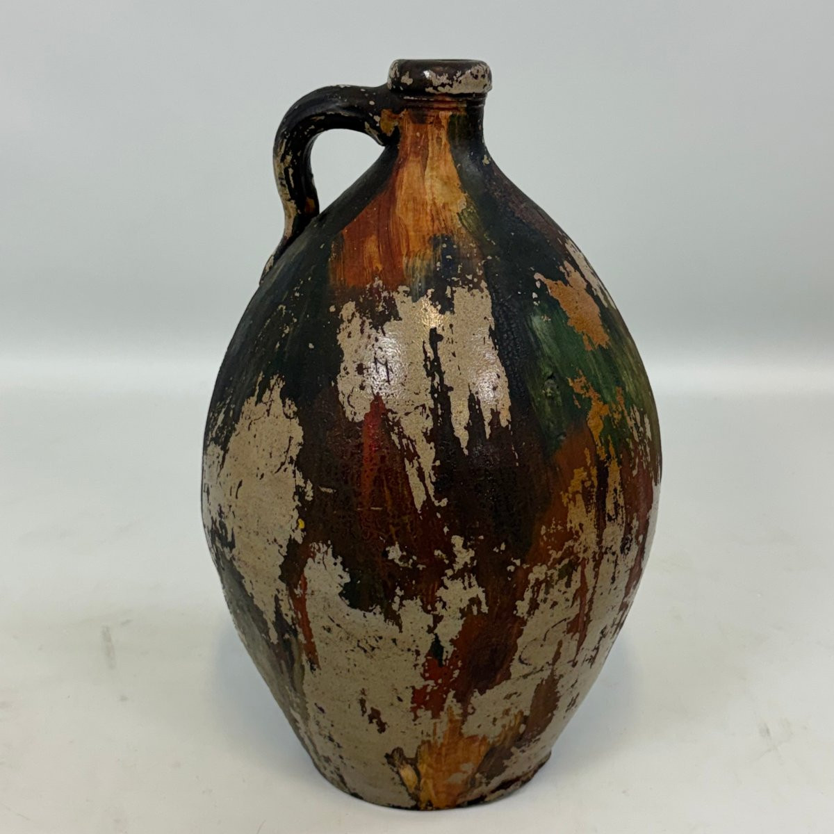 Authentic Ceramic Jug In Wabi-sabi Style-photo-6