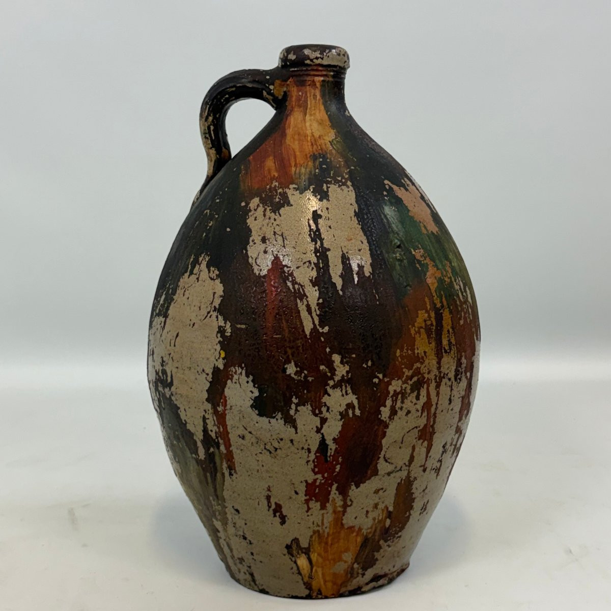 Authentic Ceramic Jug In Wabi-sabi Style-photo-8