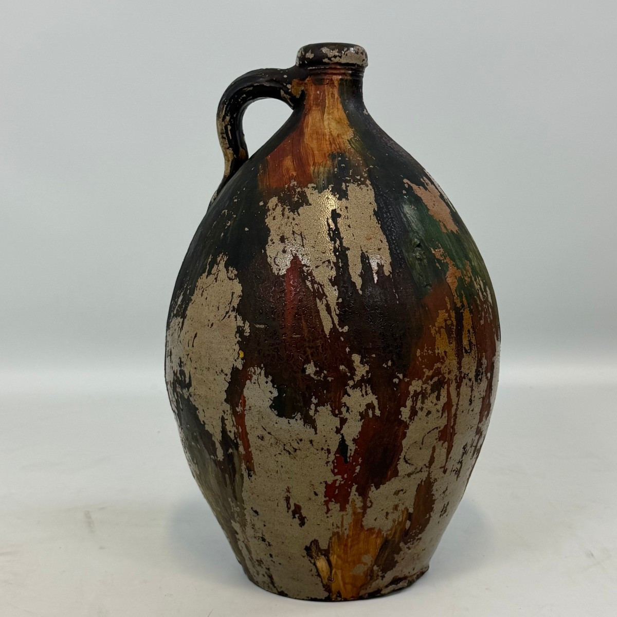 Authentic Ceramic Jug In Wabi-sabi Style