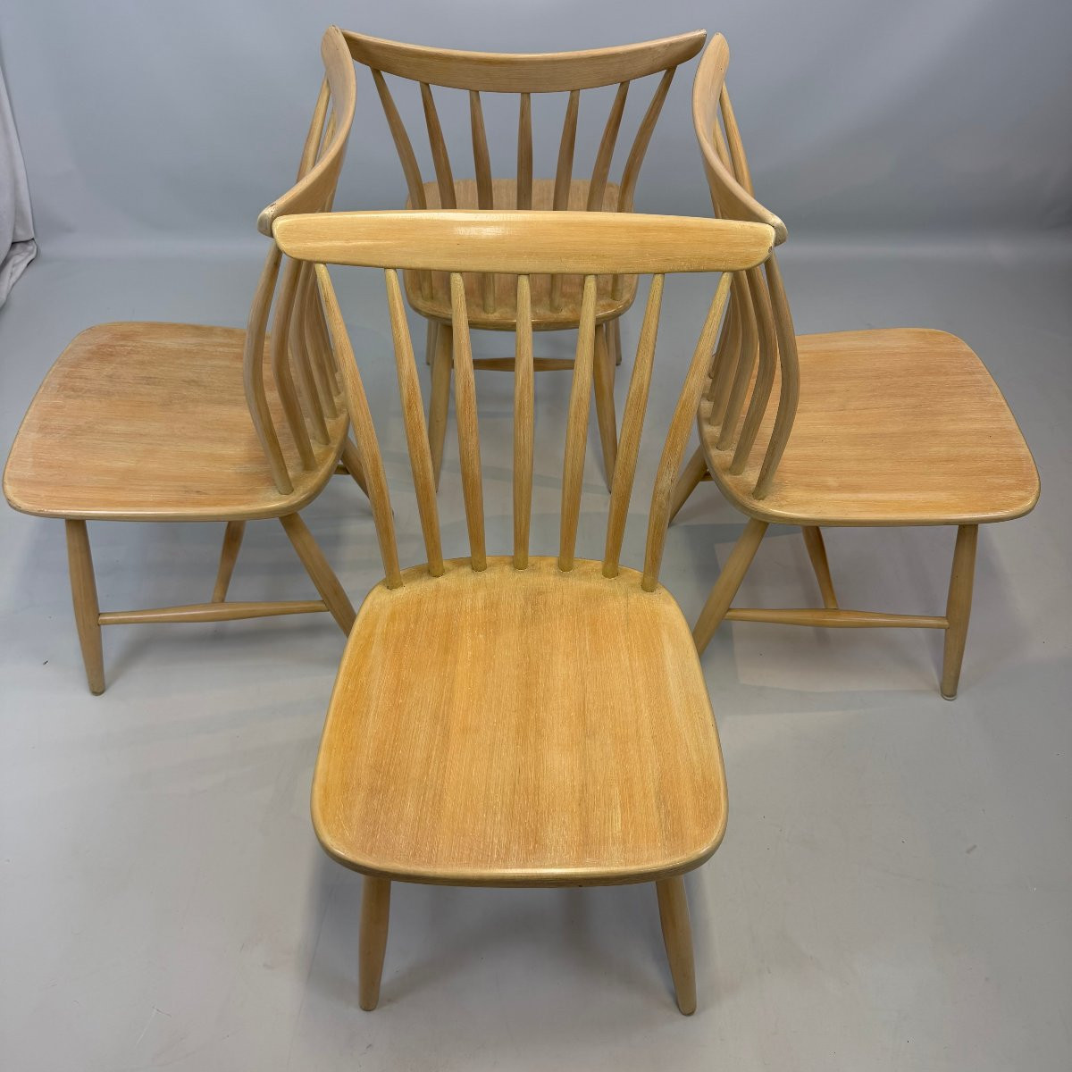 Ensemble de 4 chaises SZ03 de Bengt Åkerblom & Gunnar Eklöf pour Åkerblom  -photo-3