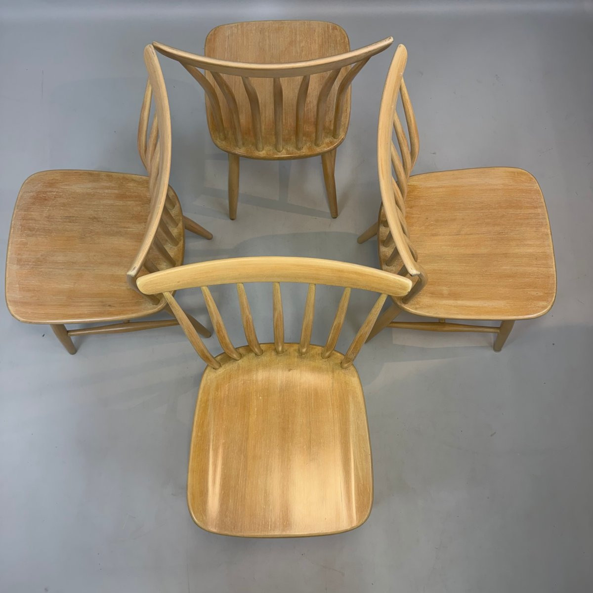 Ensemble de 4 chaises SZ03 de Bengt Åkerblom & Gunnar Eklöf pour Åkerblom  -photo-8