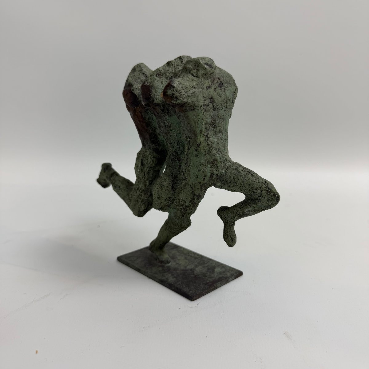 Sculpture en bronze « Trois coureurs » de Jan Desmarets -photo-2