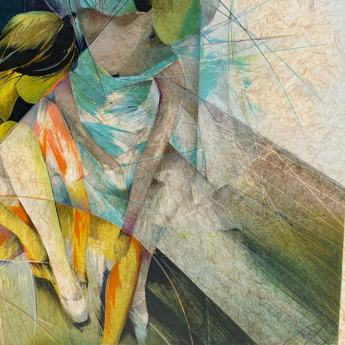 Lithographie « Les Danseuses » de Raymond Poulet -photo-4
