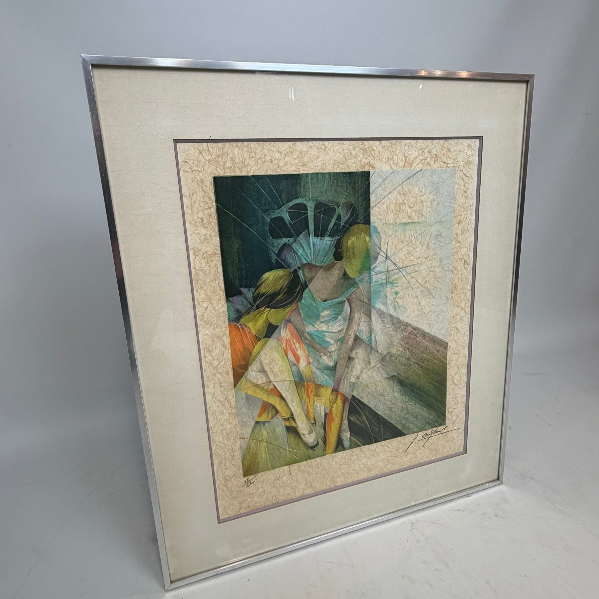 Lithographie « Les Danseuses » de Raymond Poulet -photo-2