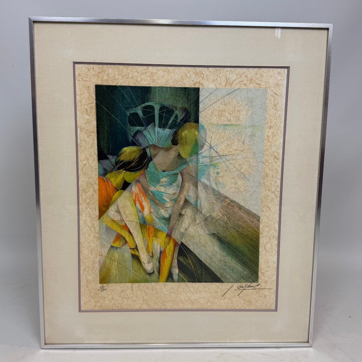 Lithographie « Les Danseuses » de Raymond Poulet 