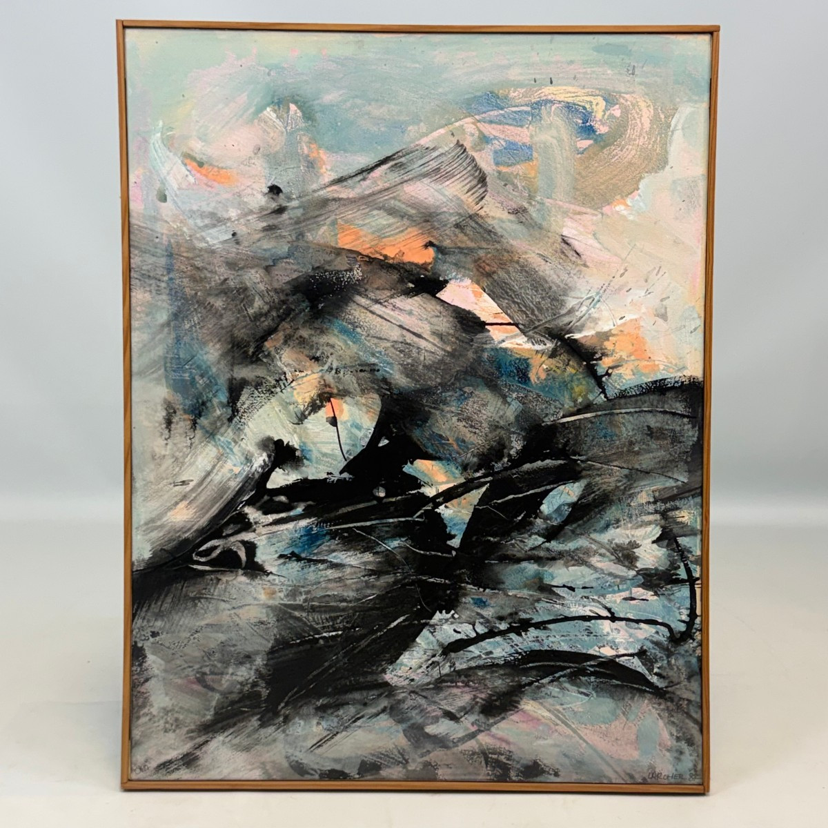 Composition abstraite de Bernard Larcher 