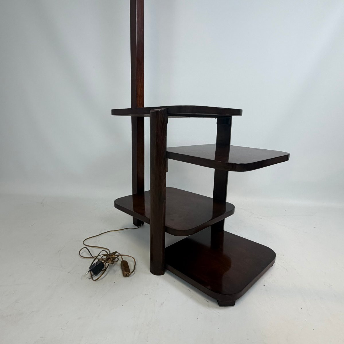 Art Deco Floor Lamp And Table-photo-3