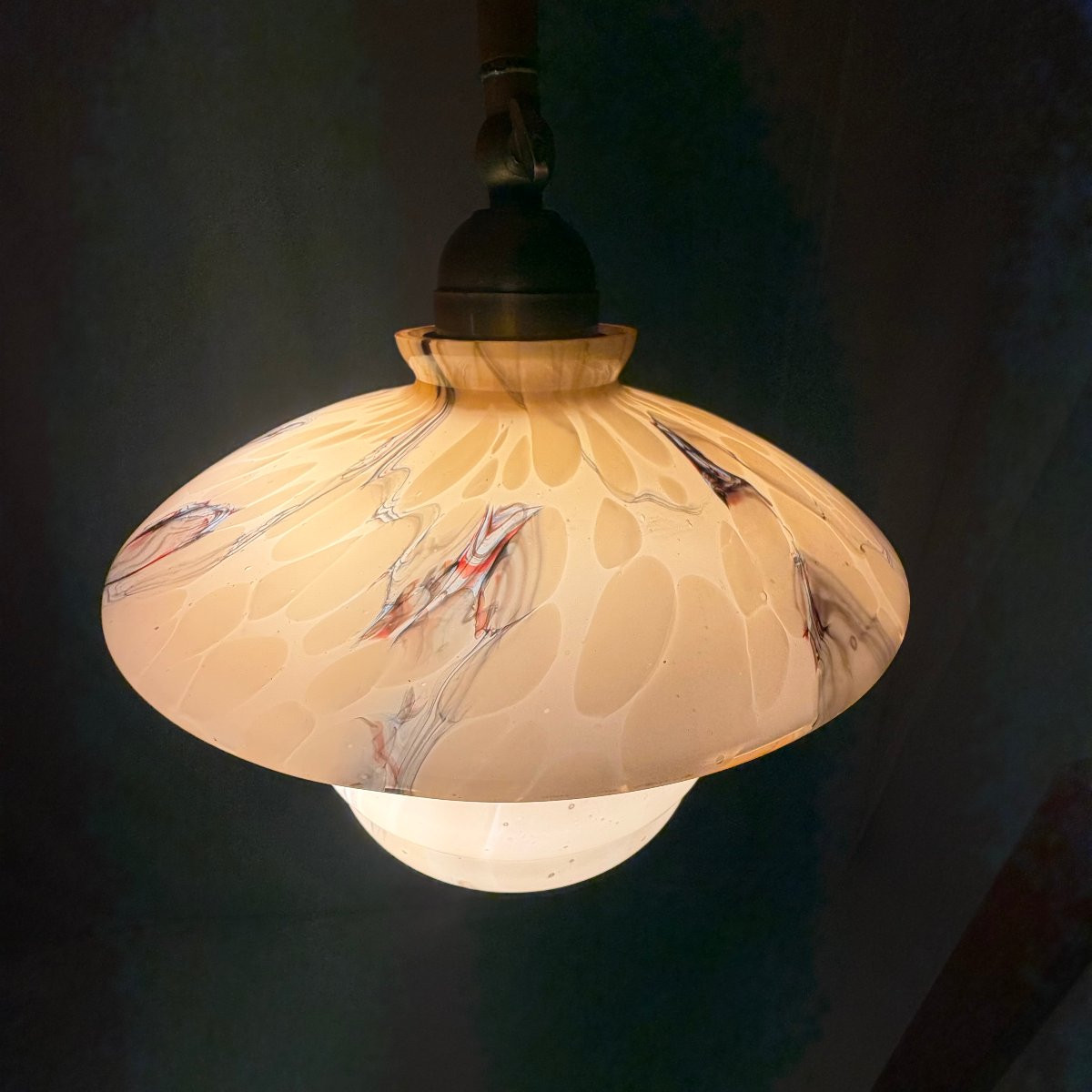 Art Deco Floor Lamp And Table-photo-4