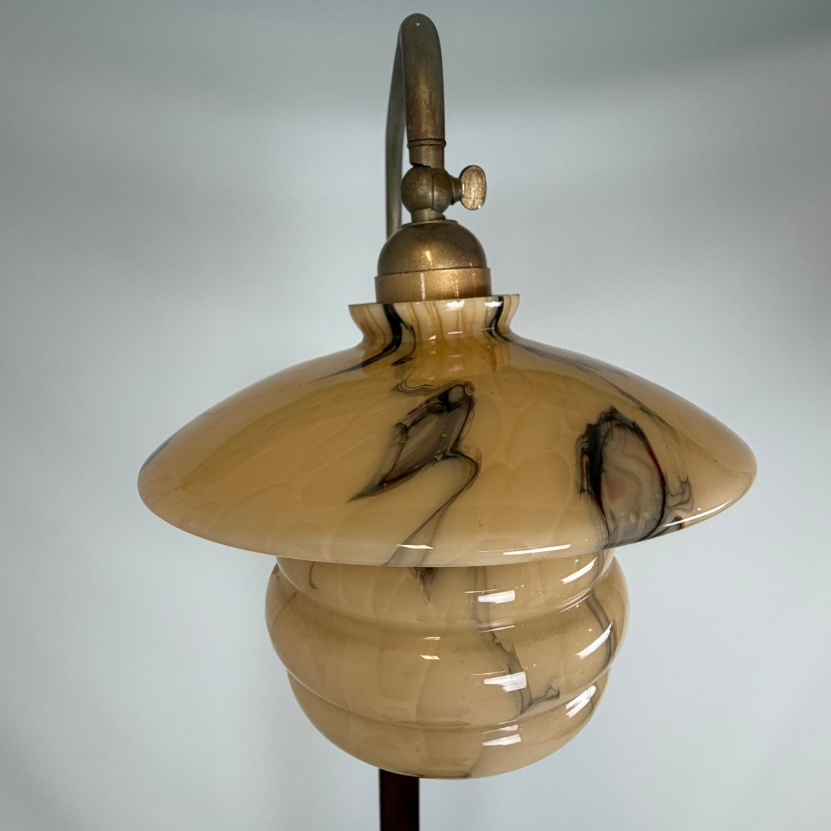 Art Deco Floor Lamp And Table-photo-2