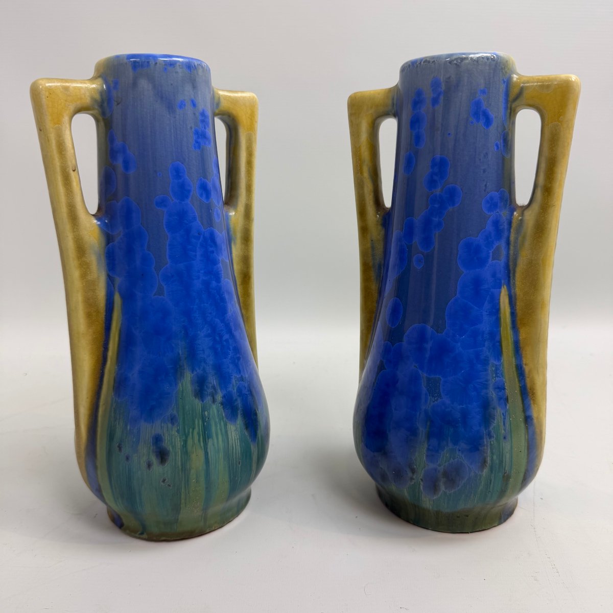 Pair Of Art Deco Ceramic Vases