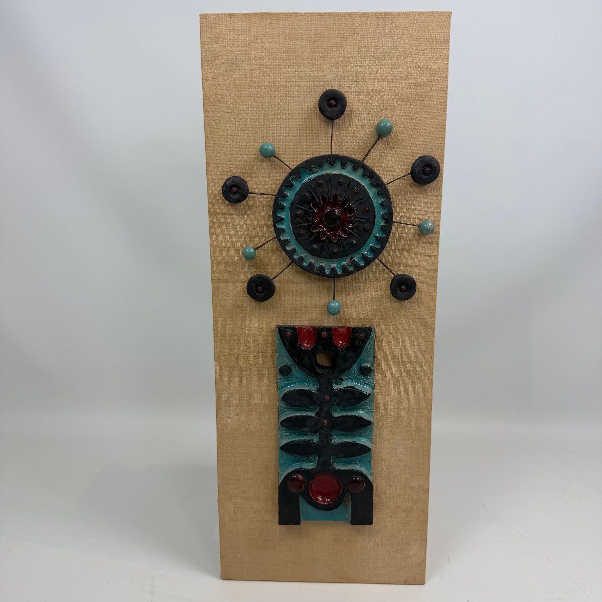 Mid-century Brutalist Ceramic Artwork-photo-2