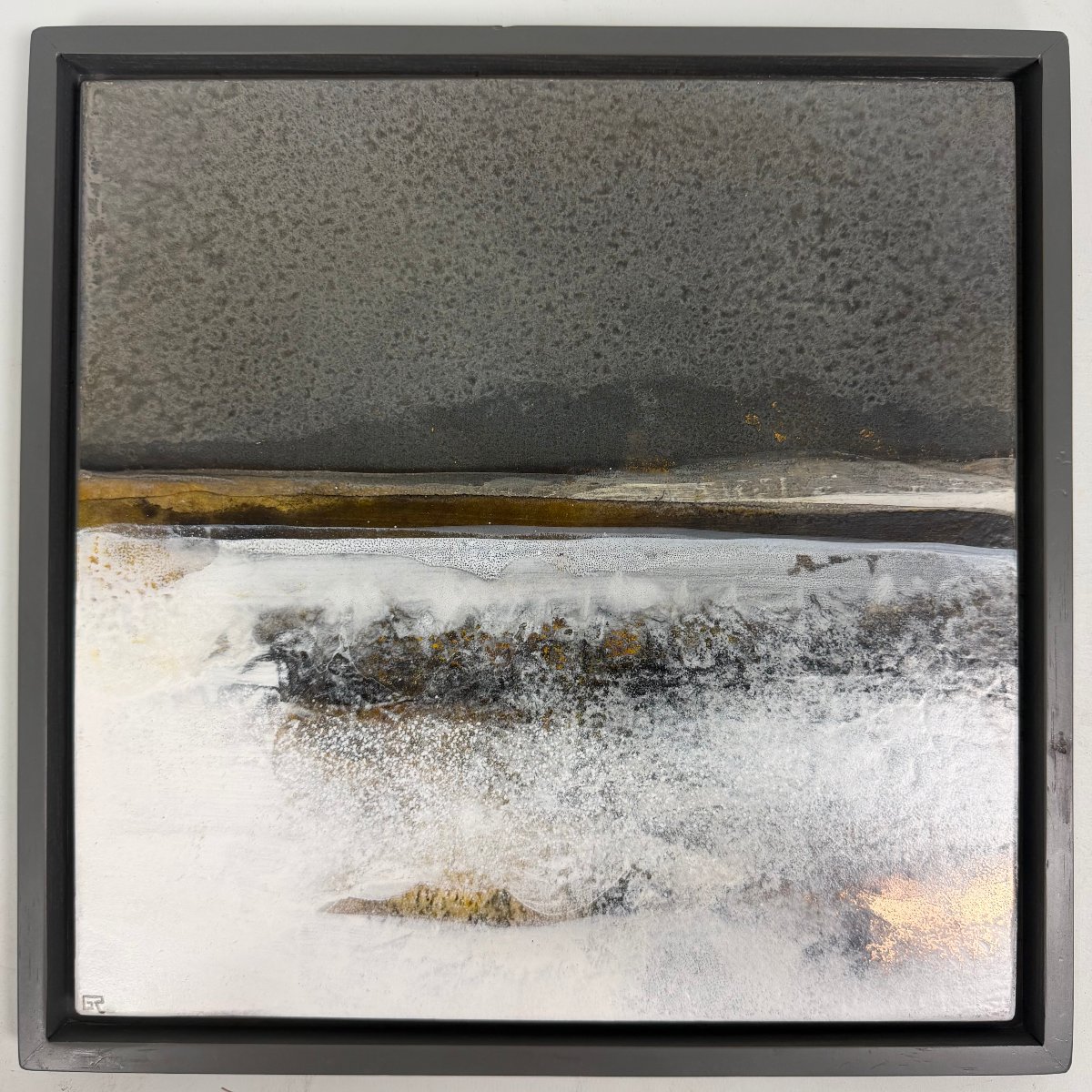 Ensemble de 4 peintures laque sur bois de Gérard Redoulès -photo-3