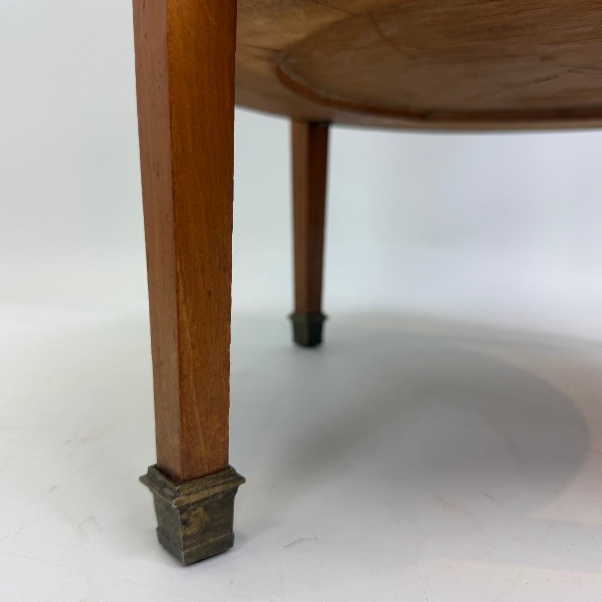 Marquetry Bouillotte Table-photo-6