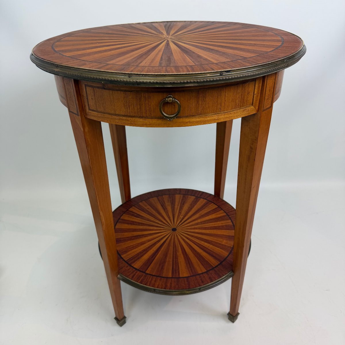 Marquetry Bouillotte Table