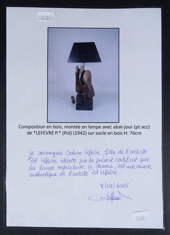 Art Lamp By Pol Lefèvre-photo-8