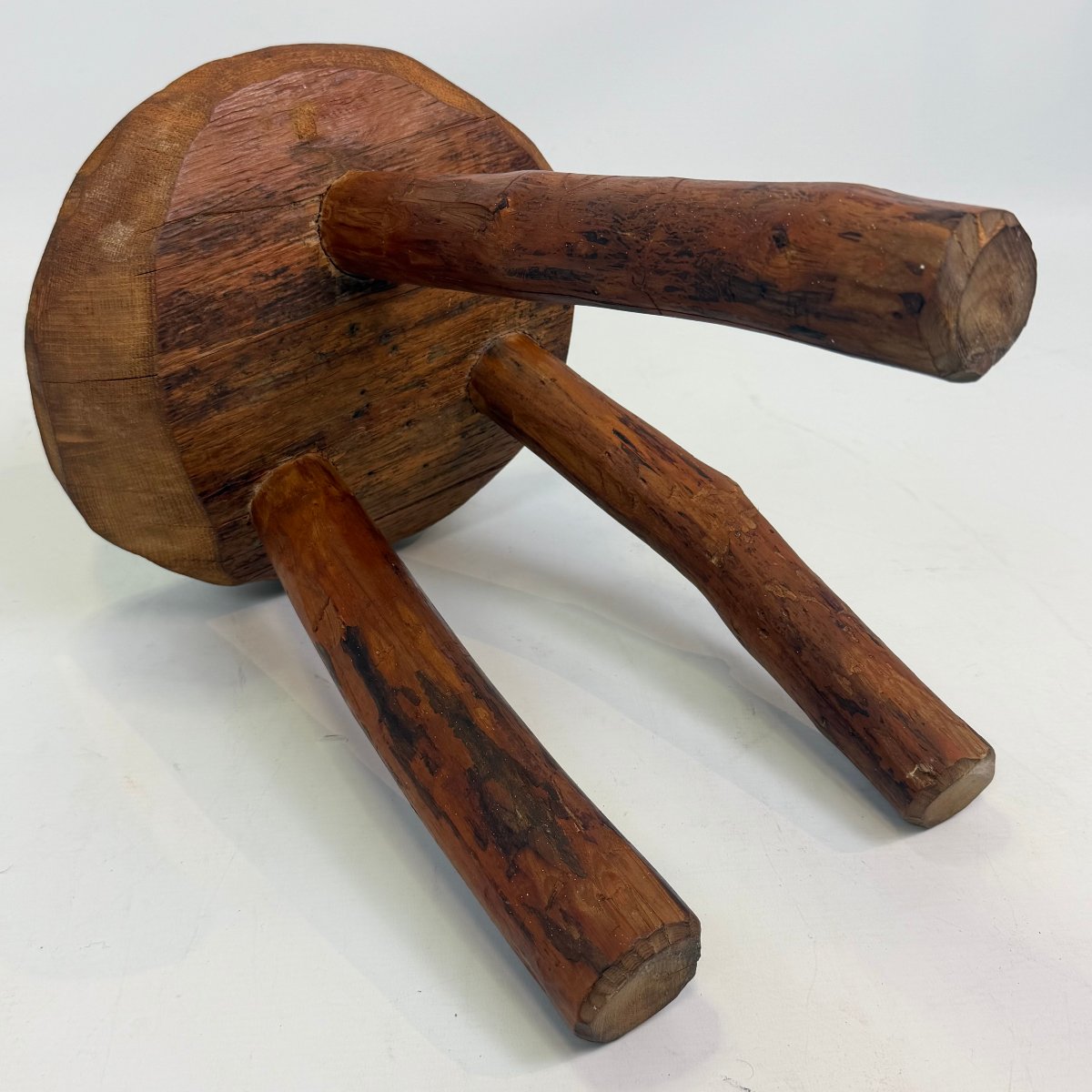 Brutalist-style Tripod Stool-photo-2