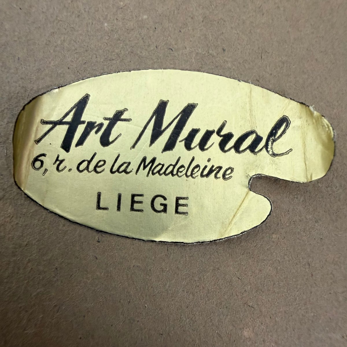 Tapisserie d'après le tableau « La Chouette » de Bernard Buffet, réalisée par Dollfus-Mieg & Co-photo-1