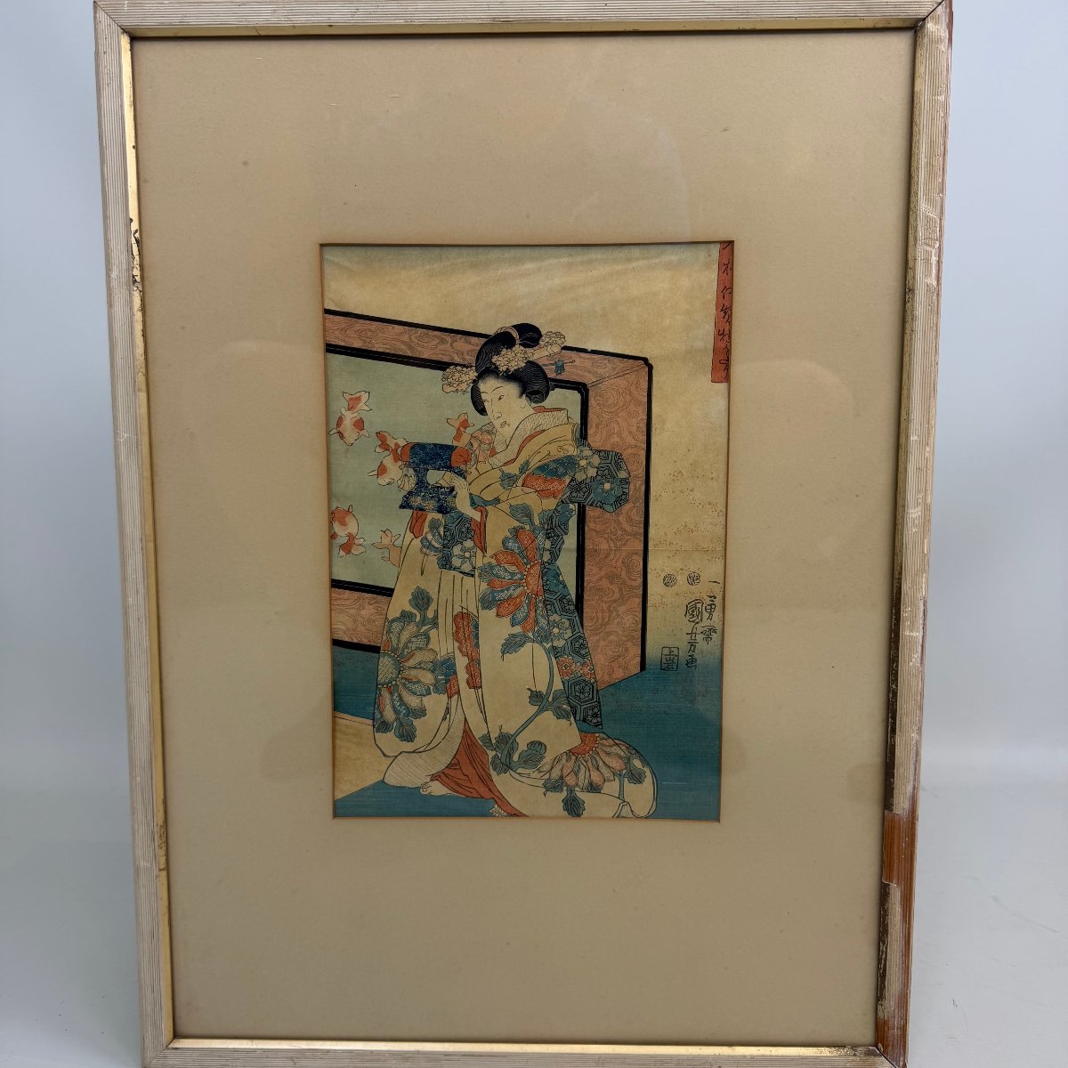 Set Of 5 Ukiyo-e Prints-photo-7