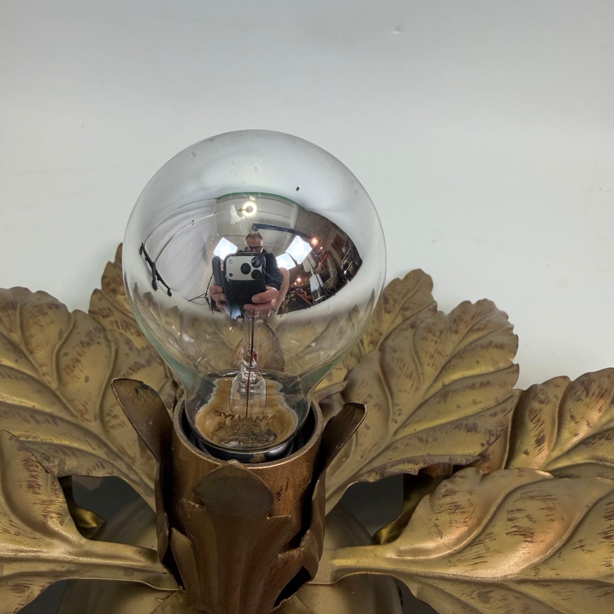Hollywood Regency Wall Light By Hans Kögl-photo-6