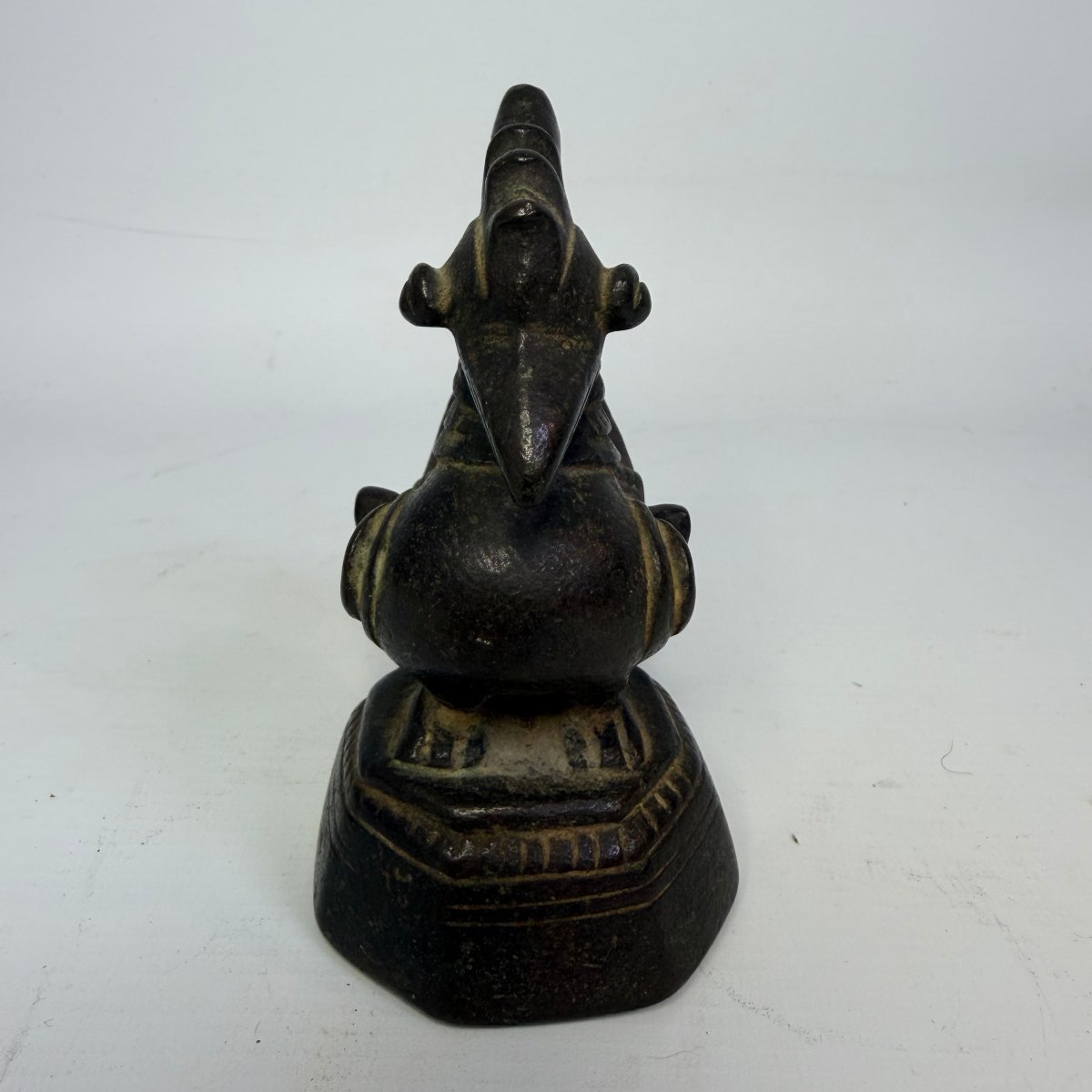Ensemble de 11 poids à opium birmans en bronze du XIXe siècle-photo-6