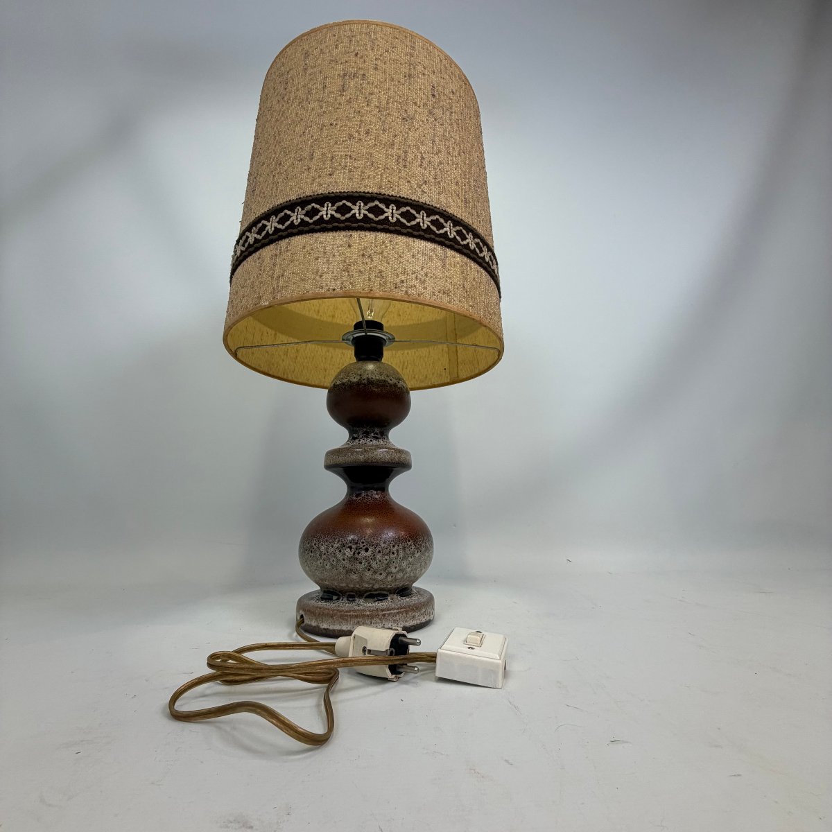 Lampe West Germany « Fat Lava » en céramique -photo-8