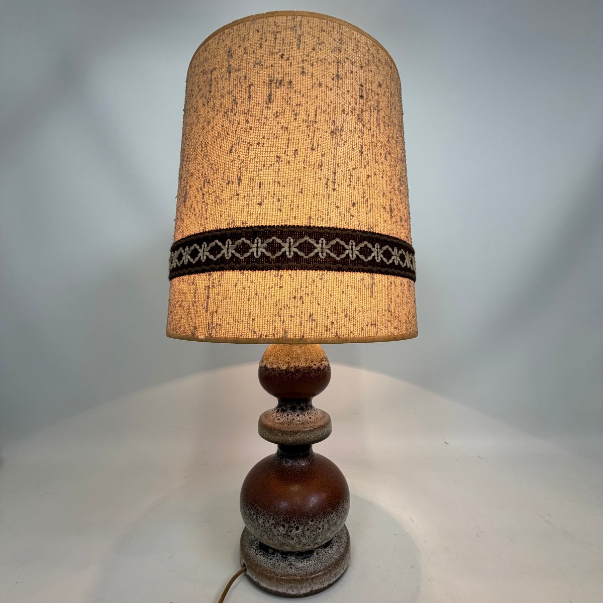 Lampe West Germany « Fat Lava » en céramique 
