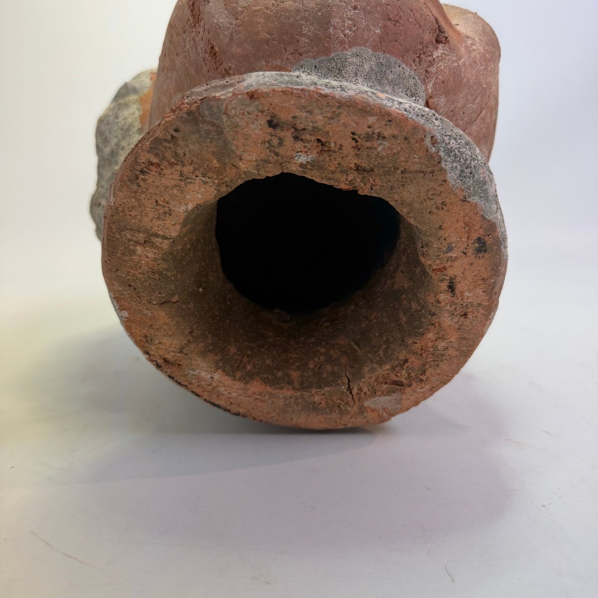 Tête de chérubin architecturale en terre cuite -photo-8